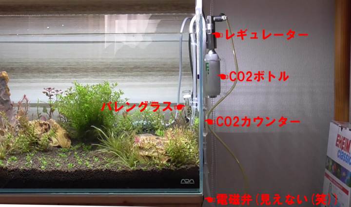 アクア製品レビュー Co2システムの外部フィルタ接続って